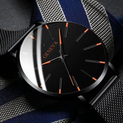 Minimalist Stainless Steel Watch - Musttbuy