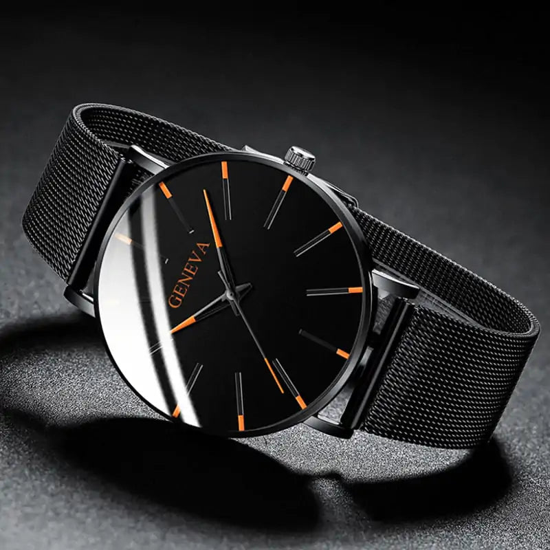 Minimalist Stainless Steel Watch - Musttbuy