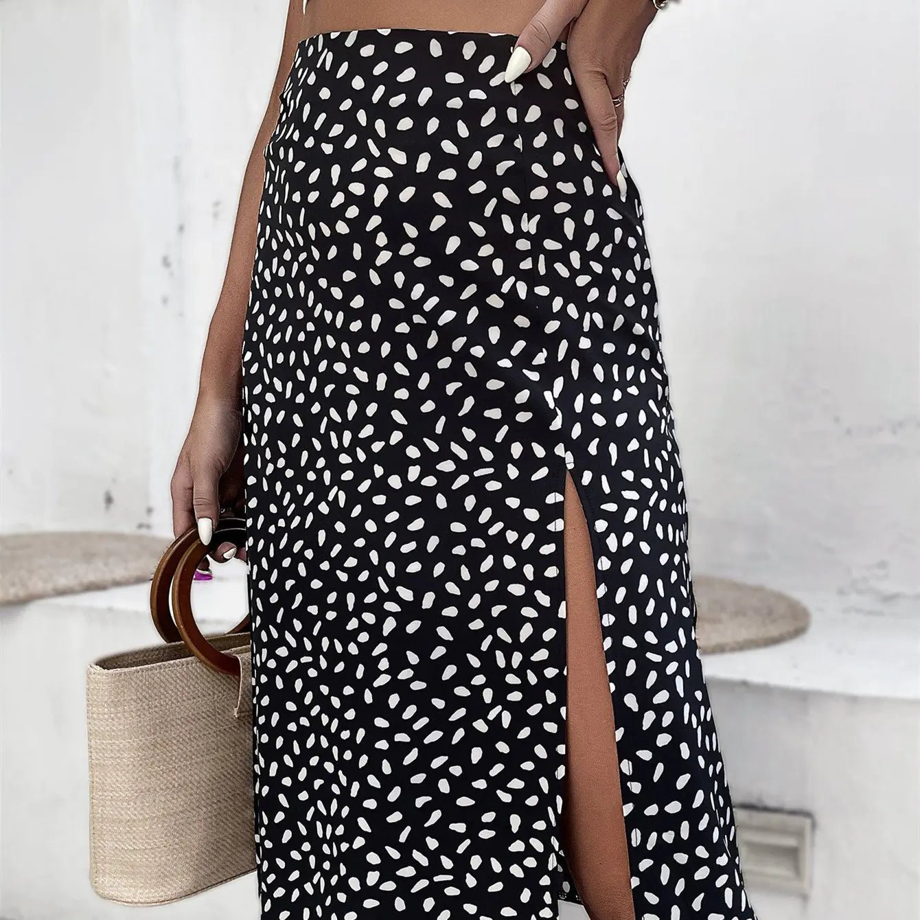 Mira Side - Slit Skirt - Musttbuy