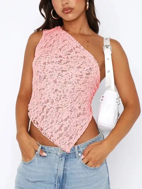Mirel Diagonal Bloom Top - Musttbuy