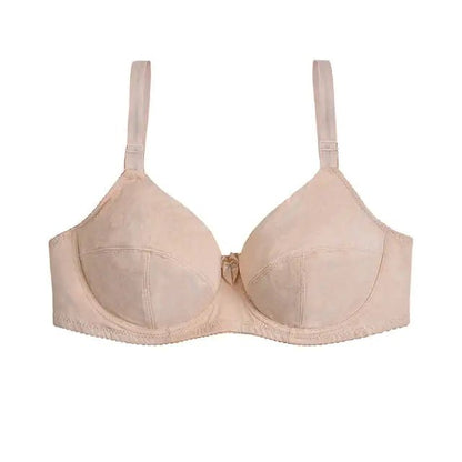 Multi - Color Steel Ring Gathered Bra - Musttbuy