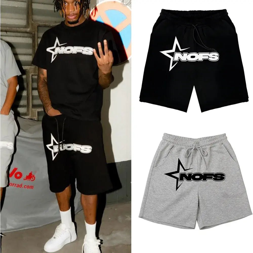 NOFS Casual Loose Drawstring Shorts - Musttbuy