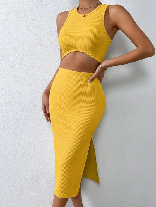 Noora Ribbed Set - Musttbuy