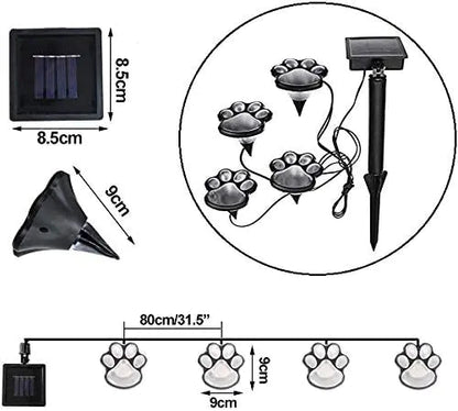 Paw Print Solar Lights - Musttbuy