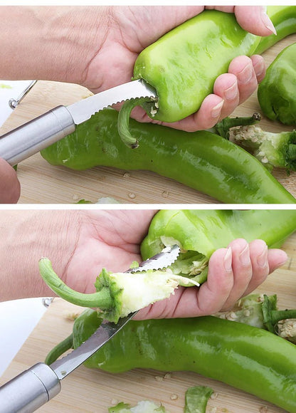 Pepper Corer Tools Stainless Steel - Musttbuy