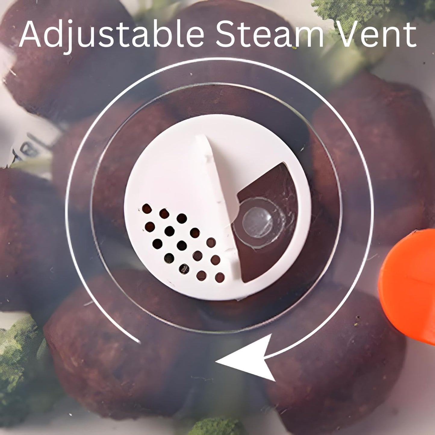 Polypropylene Microwave Plate Splatter Cover with Handle - Musttbuy