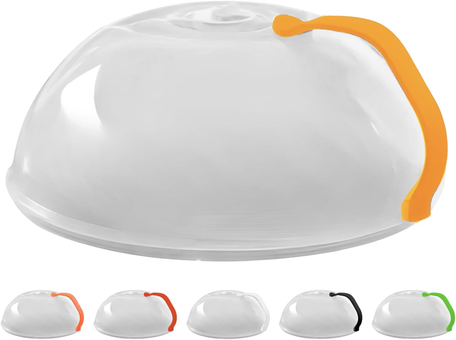 Polypropylene Microwave Plate Splatter Cover with Handle - Musttbuy