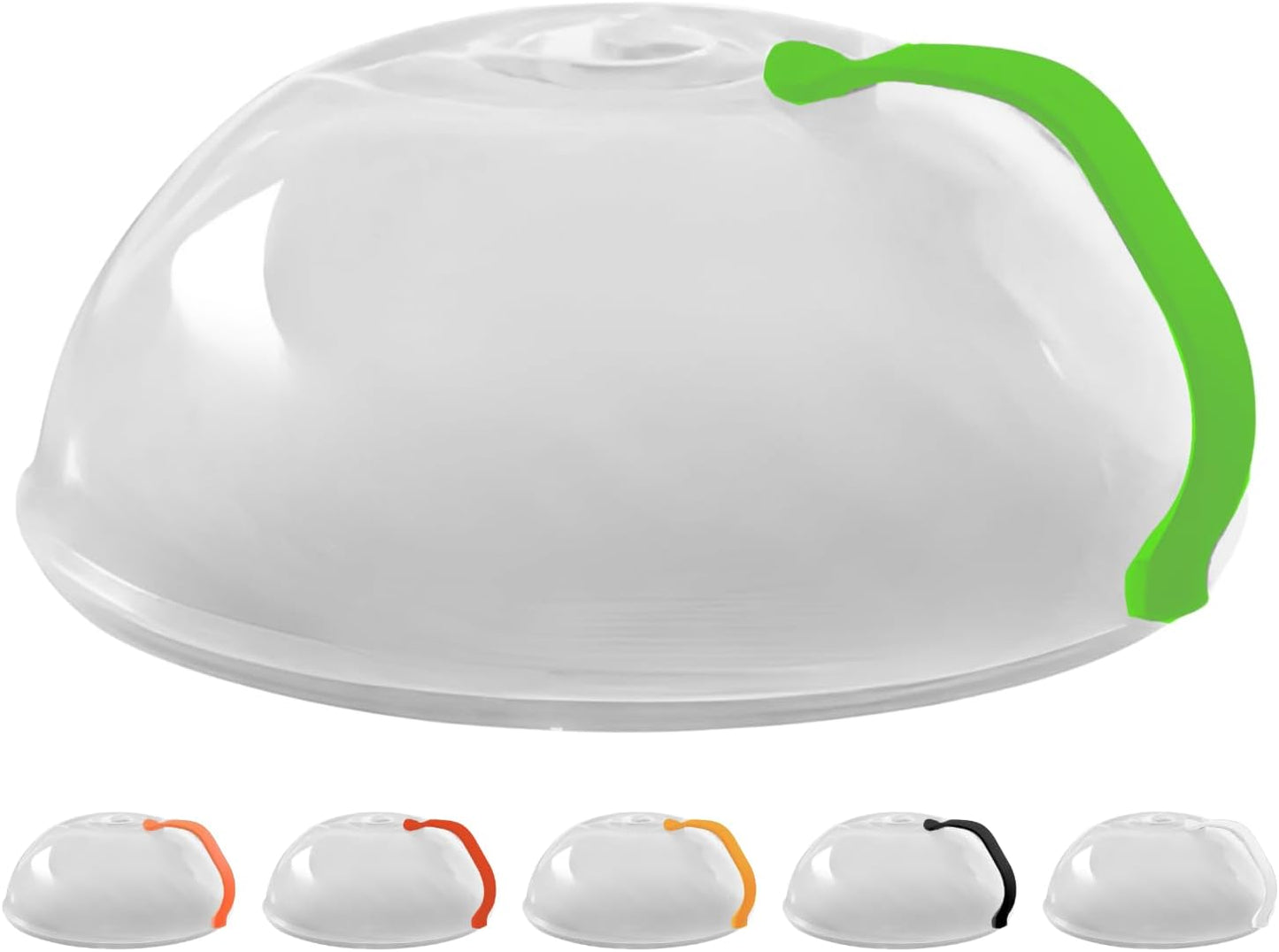 Polypropylene Microwave Plate Splatter Cover with Handle - Musttbuy