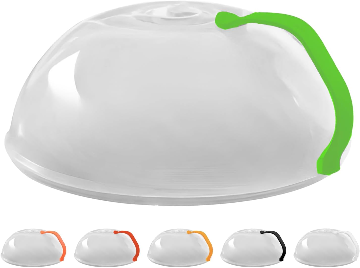 Polypropylene Microwave Plate Splatter Cover with Handle - Musttbuy