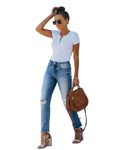 Raw - Edge Slim - Fit Straight - Leg Jeans - denim jeans - Musttbuy