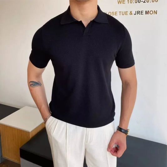 Roux Knit Polo - Musttbuy