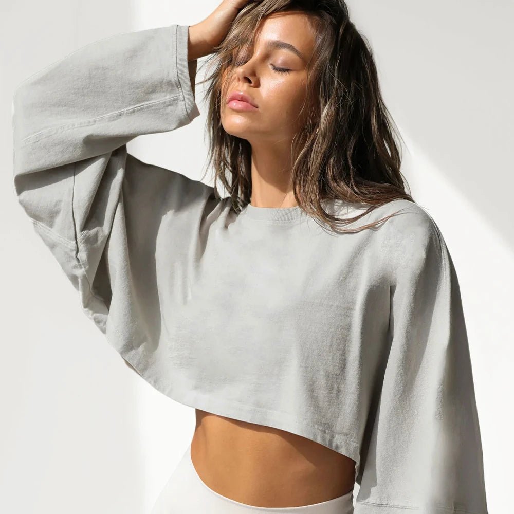 Roux Oversize Crop Top - Musttbuy