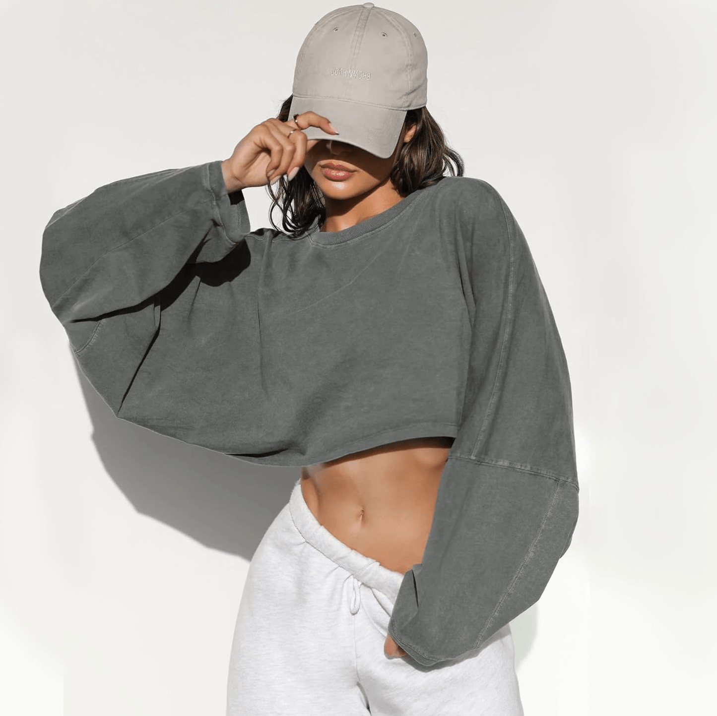 Roux Oversize Crop Top - Musttbuy