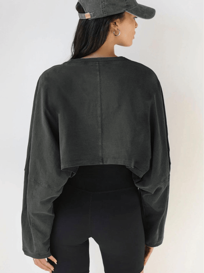 Roux Oversize Crop Top - Musttbuy