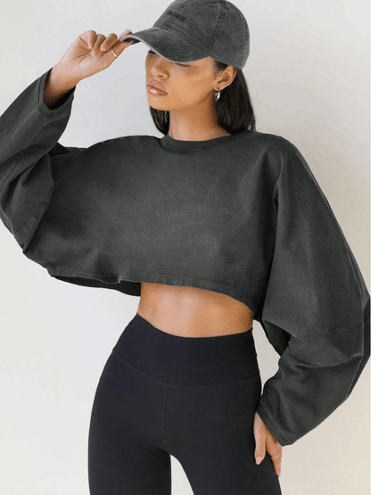 Roux Oversize Crop Top - Musttbuy