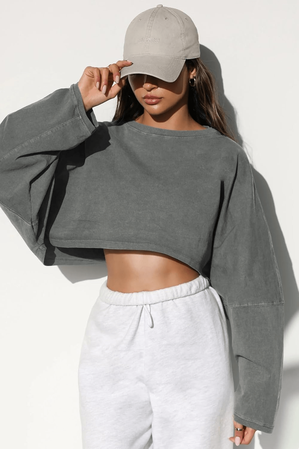 Roux Oversize Crop Top - Musttbuy