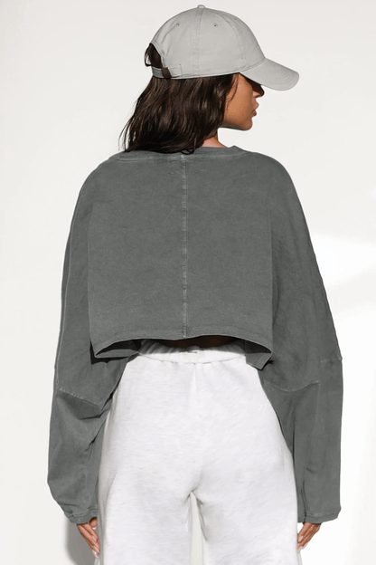 Roux Oversize Crop Top - Musttbuy