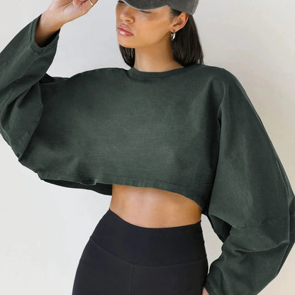 Roux Oversize Crop Top - Musttbuy