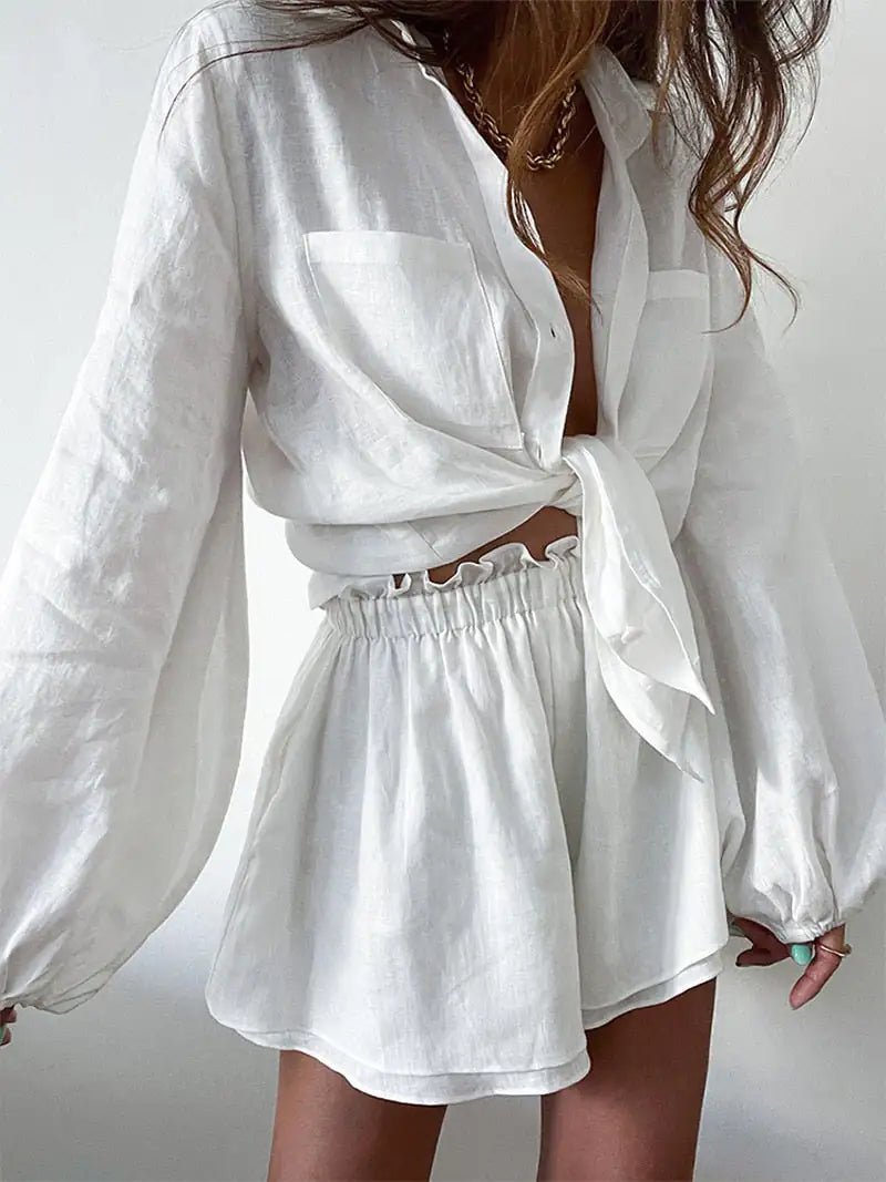 Sapphire Shirt and Shorts Set - Musttbuy