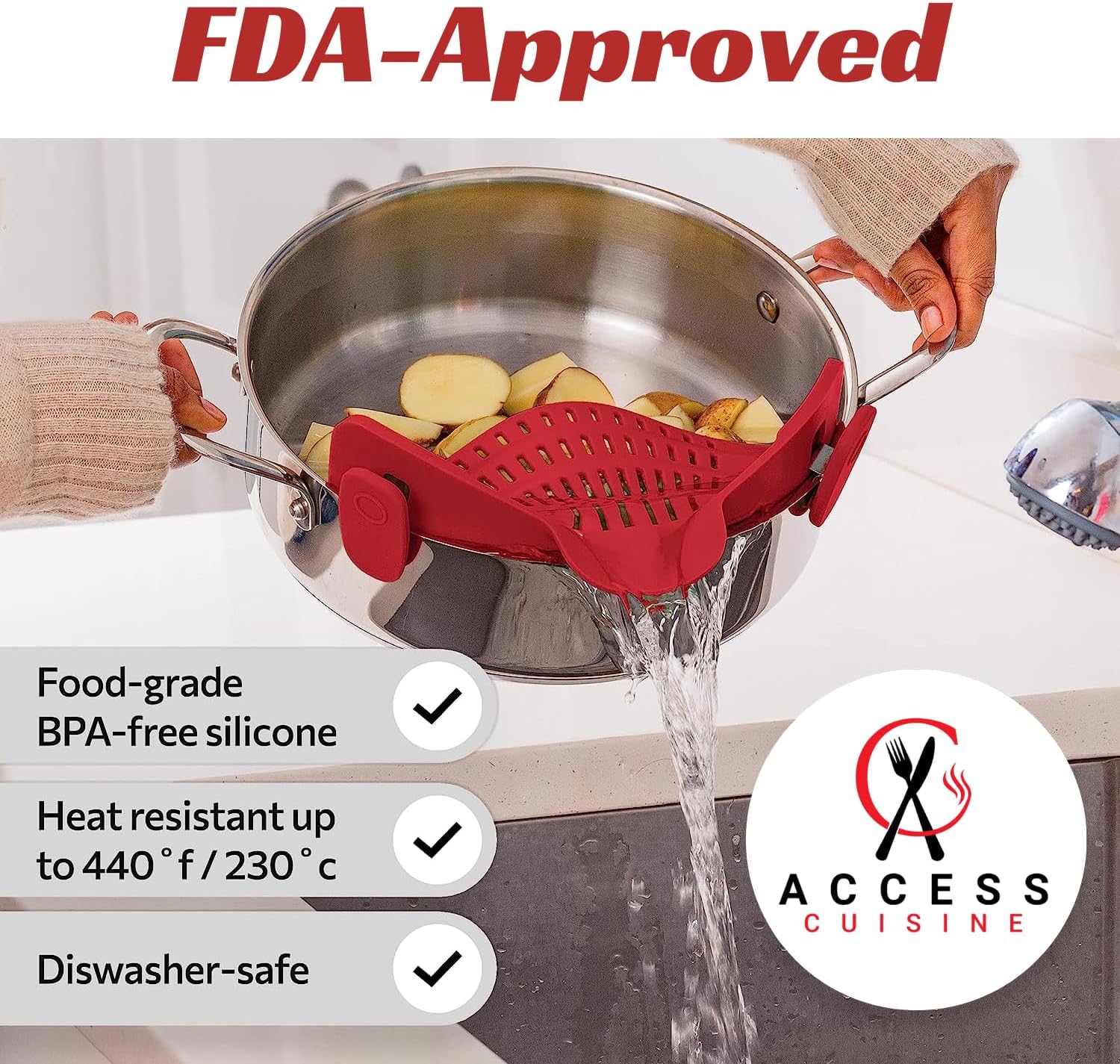 Silicone Pot Strainer - Musttbuy