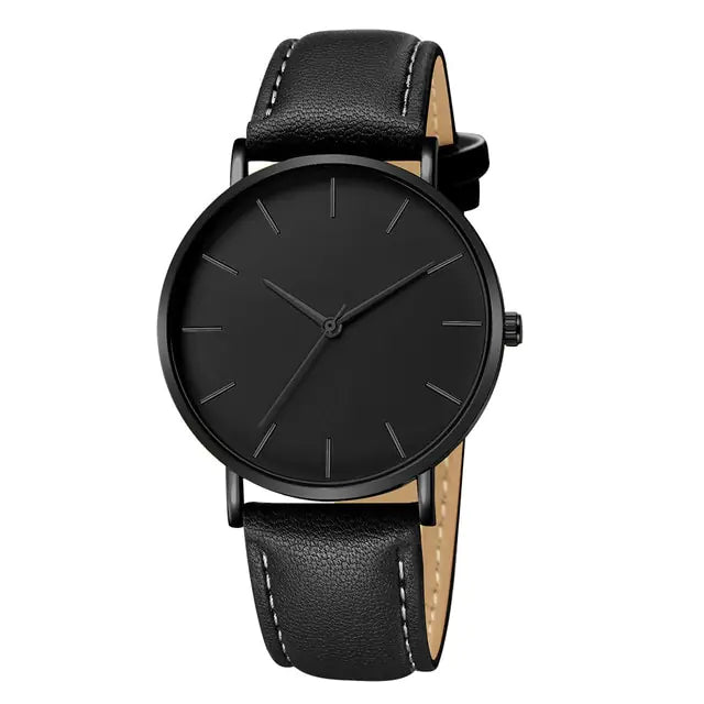 Simple Leather Men's Luxury Watches - Musttbuy