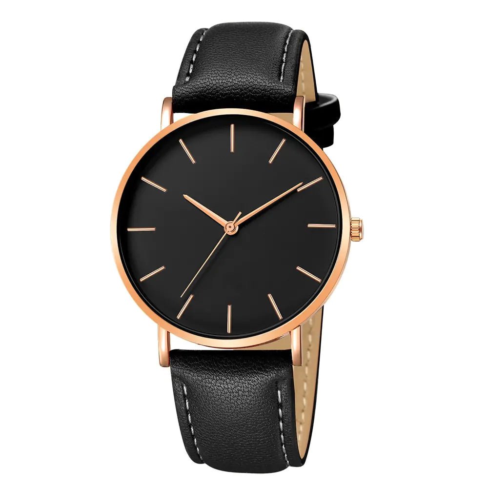 Simple Leather Men's Luxury Watches - Musttbuy