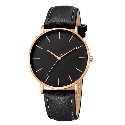 Simple Leather Men's Luxury Watches - Musttbuy