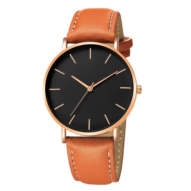 Simple Leather Men's Luxury Watches - Musttbuy