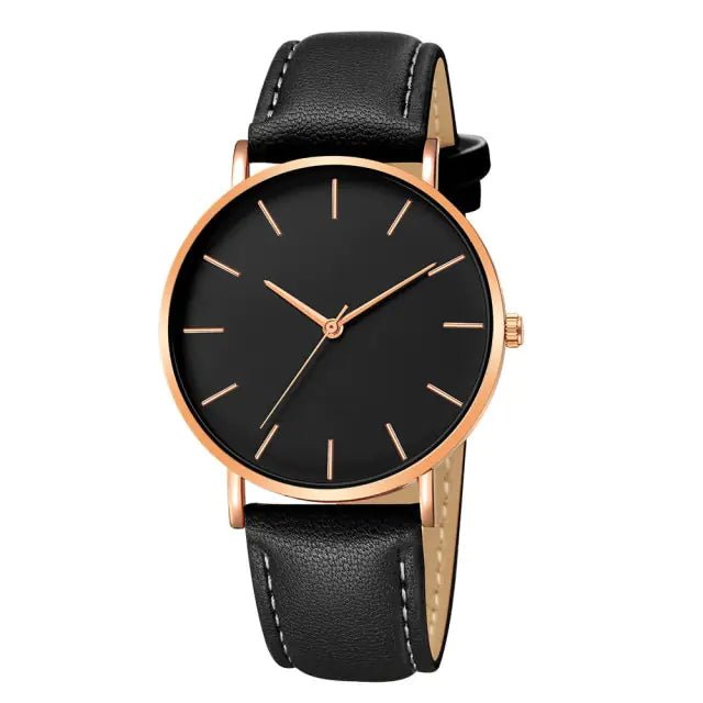Simple Leather Men's Luxury Watches - Musttbuy