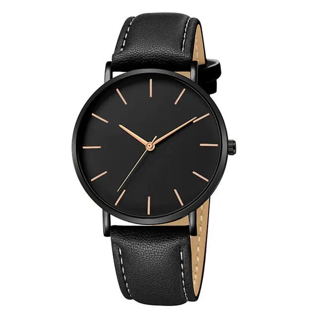Simple Leather Men's Luxury Watches - Musttbuy