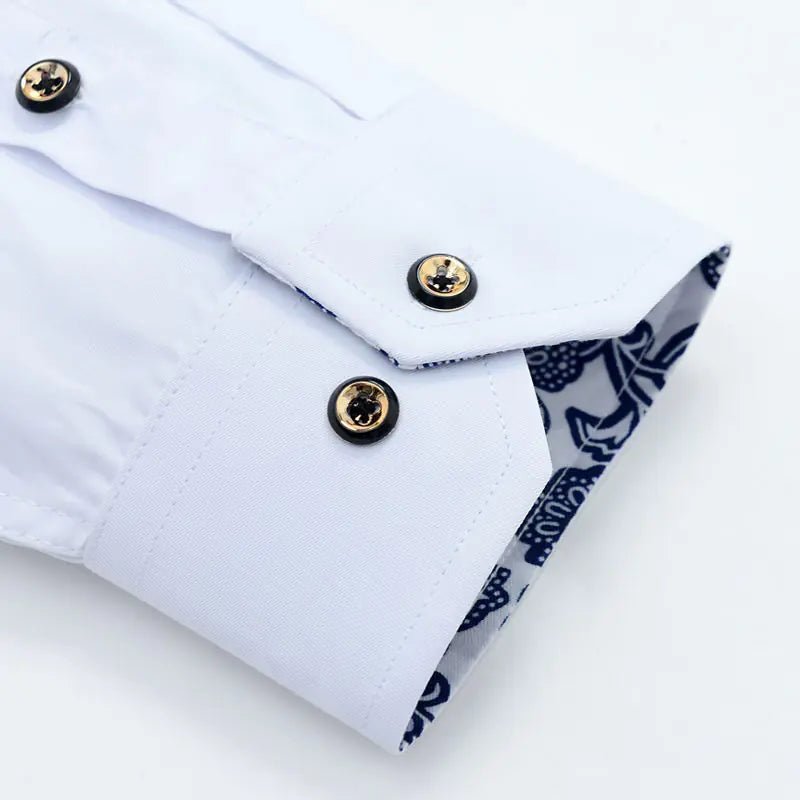 Slim Casual Business Cotton Men's Shirt - Musttbuy
