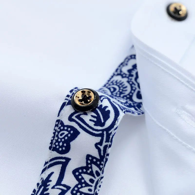 Slim Casual Business Cotton Men's Shirt - Musttbuy