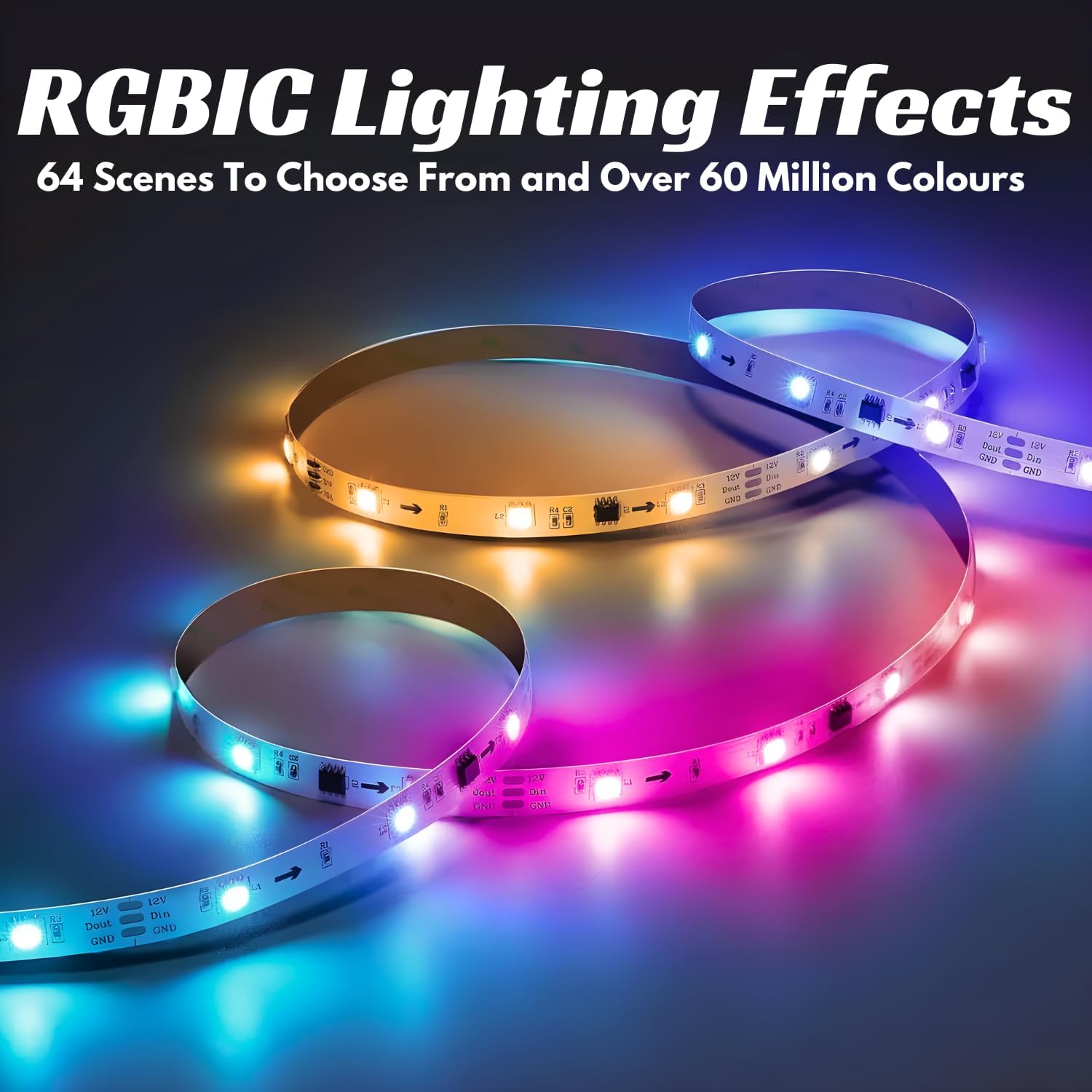 Smart LED Strip Light 5M/16Ft - Musttbuy