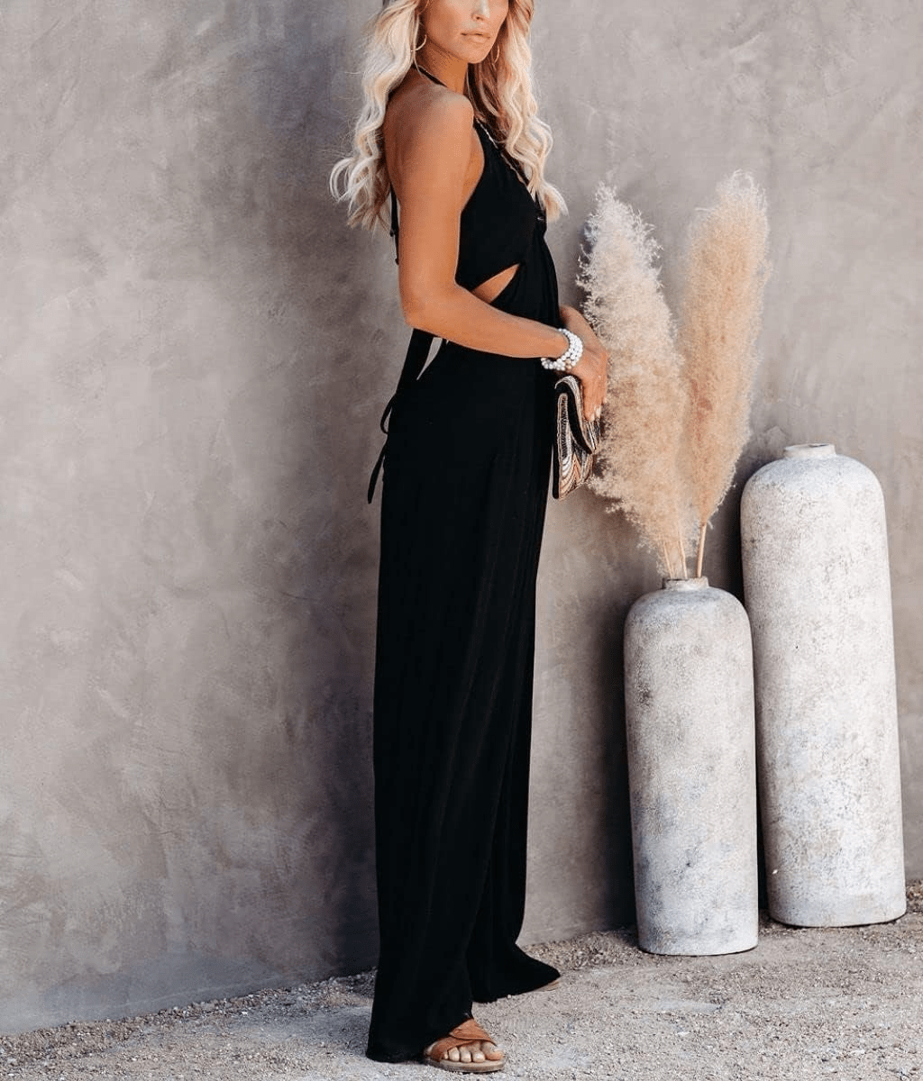 Solana Backless Jumpsuit - Musttbuy