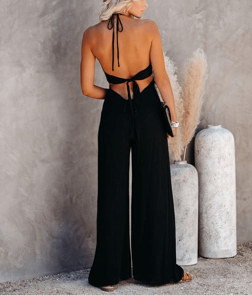Solana Backless Jumpsuit - Musttbuy
