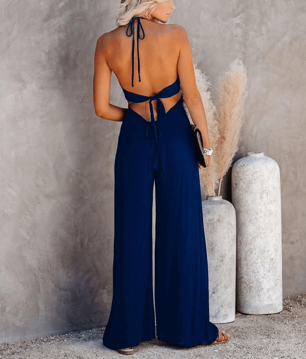 Solana Backless Jumpsuit - Musttbuy