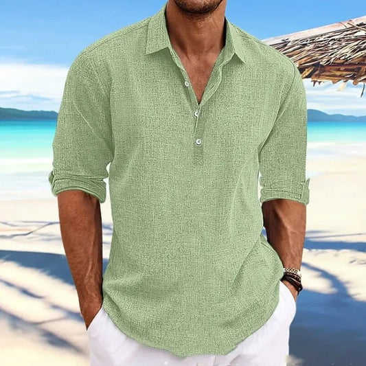 Solaro Linen Shirt - Musttbuy