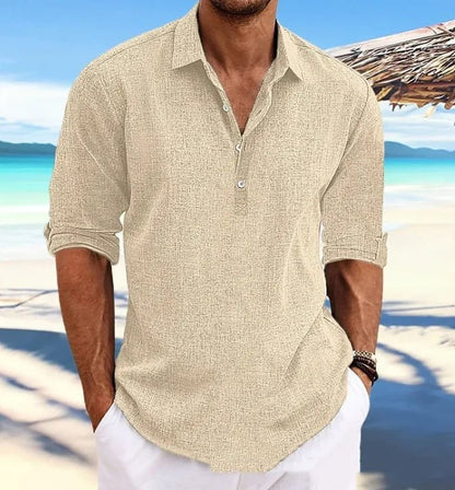 Solaro Linen Shirt - Musttbuy