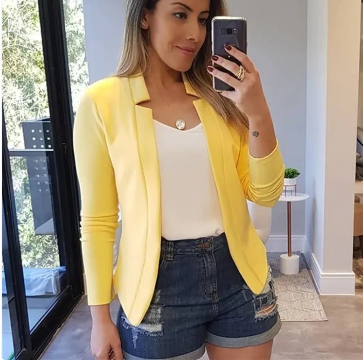 Sophisticated Urban Leisure Blazer - Musttbuy