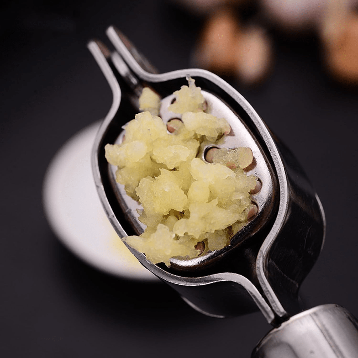 Stainless Garlic Crusher - Musttbuy