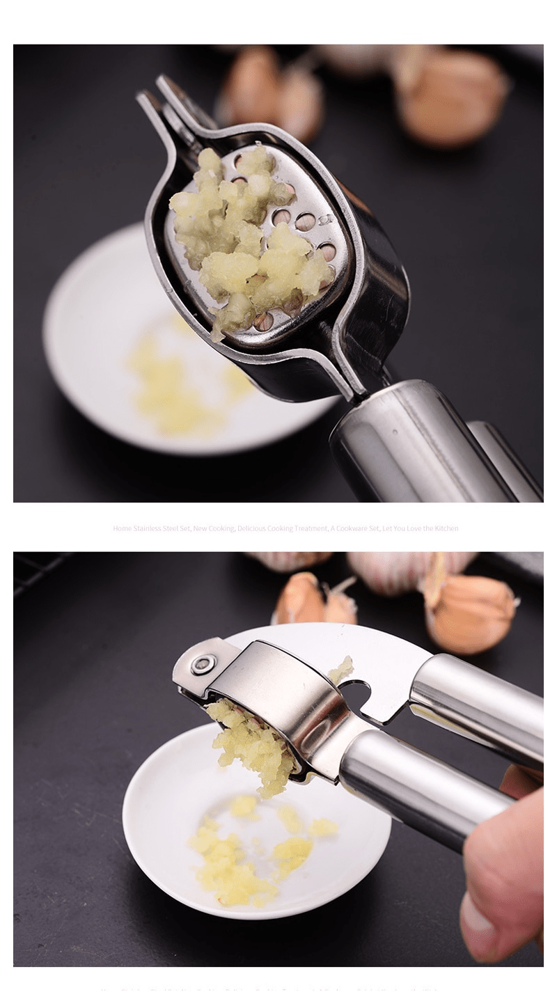 Stainless Garlic Crusher - Musttbuy