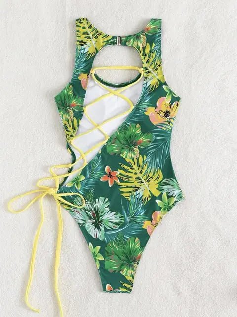 Strappy Swimwear Bikini Set - Musttbuy