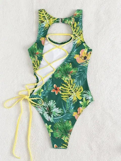 Strappy Swimwear Bikini Set - Musttbuy