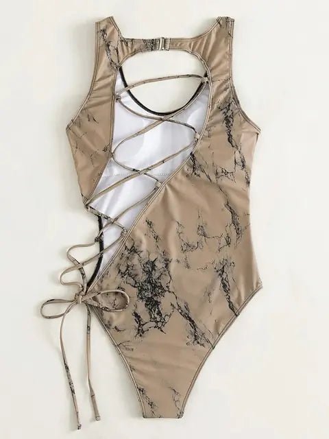 Strappy Swimwear Bikini Set - Musttbuy