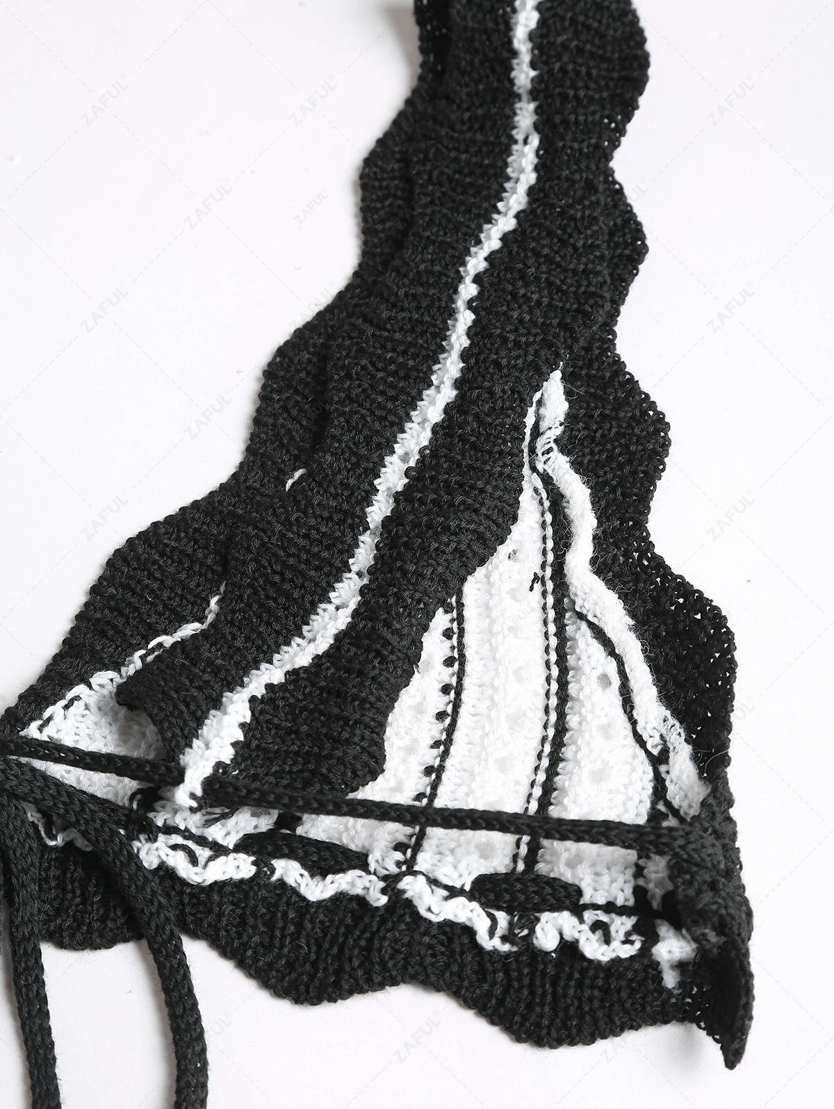 Striped Crochet Casual Dress Set - Musttbuy
