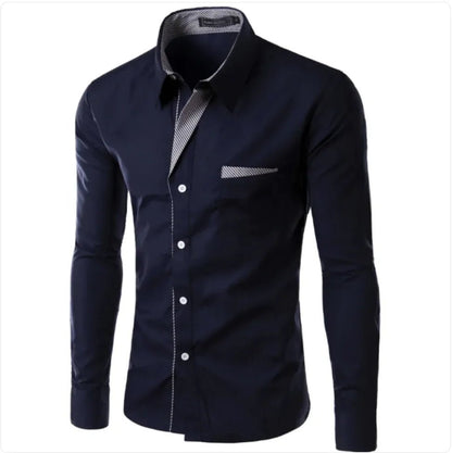 Turey Contrast Shirt - Musttbuy