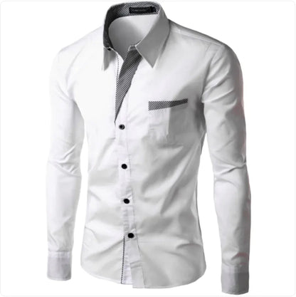 Turey Contrast Shirt - Musttbuy