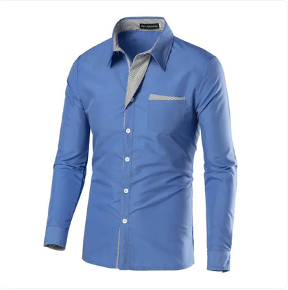 Turey Contrast Shirt - Musttbuy