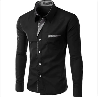 Turey Contrast Shirt - Musttbuy