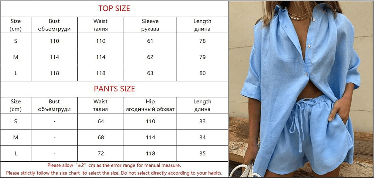 Turn - down Collar Shirt and Shorts Set - Musttbuy